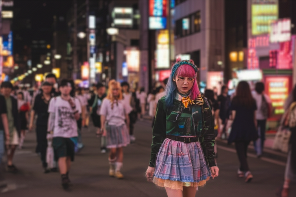 Street Fashion Tokyo Night
